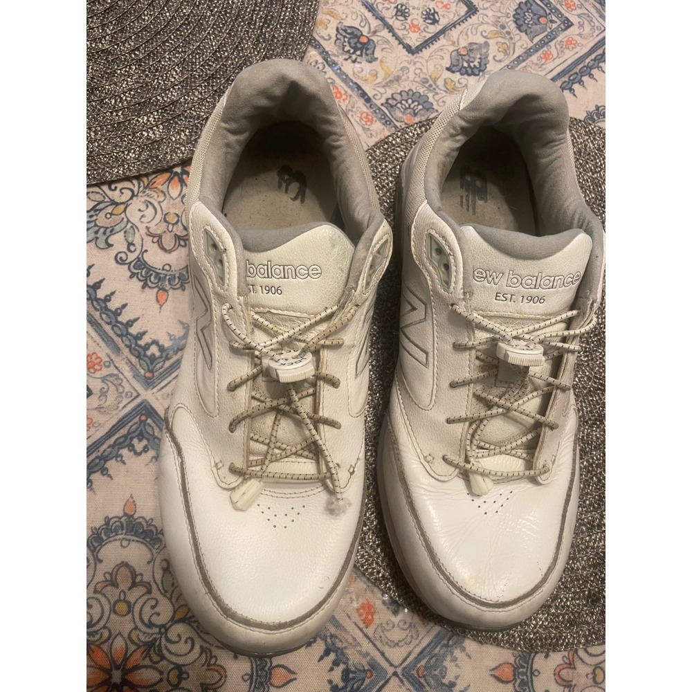 New Balance 928v3 Mens White Leather Walking Shoe MW928WT3 4E Extra Wide Size 12